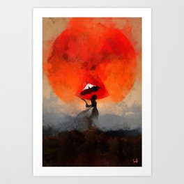 umbrellaliensunshine: atomicherry summer! Art Print
