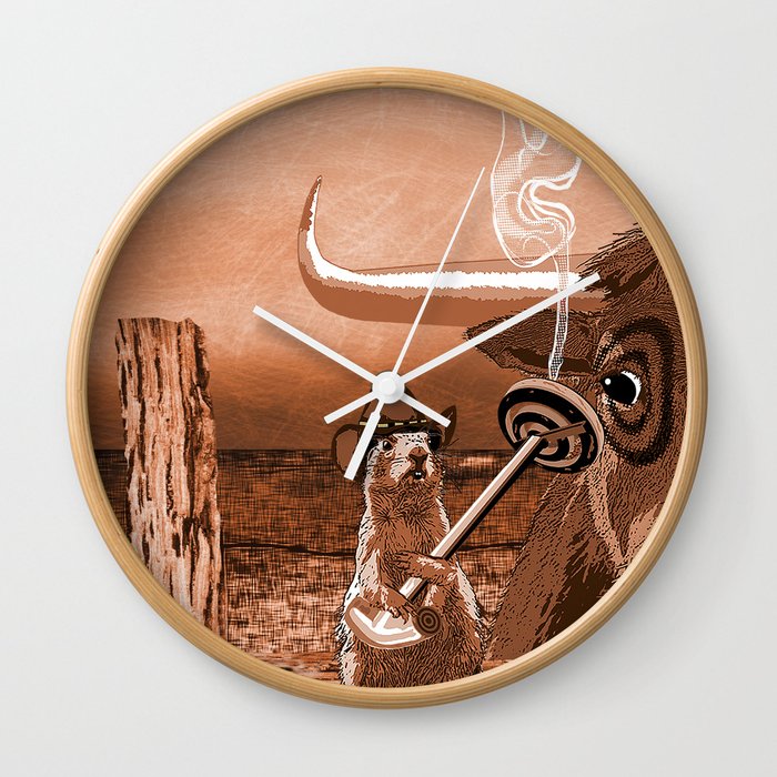 Bulls Eye Wall Clock