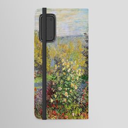 Claude Monet - Corner of the Garden at Montgeron Android Wallet Case