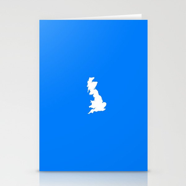 Shape of United Kingdom (uk) Stationery Cards