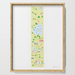 Illustrated Central Park Map, New York City Serving Tray