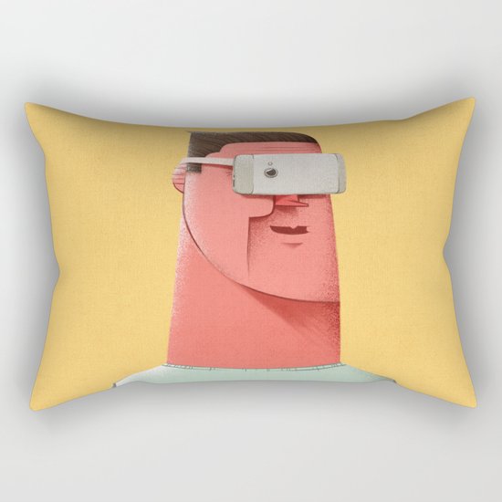New Reality Rectangular Pillow
