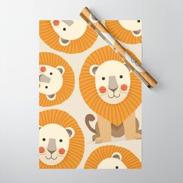 Lion, Animal Portrait Wrapping Paper