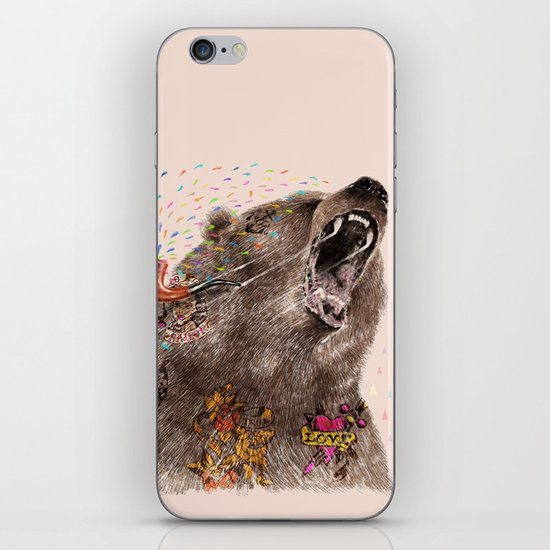 Angry Bear II iPhone & iPod Skin