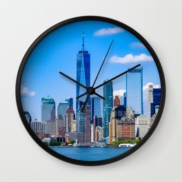 New York City Manhattan skyline Wall Clock