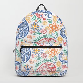 Colorful Paisley Pattern Backpack