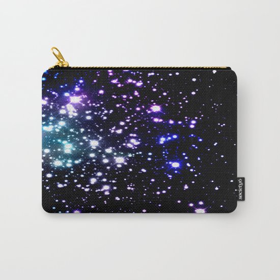 galaXy Aqua Blue Gray Carry-All Pouch