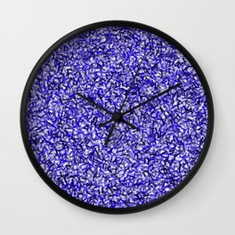 Blue Camouflage Wall Clocks For Any Decor Style Society6