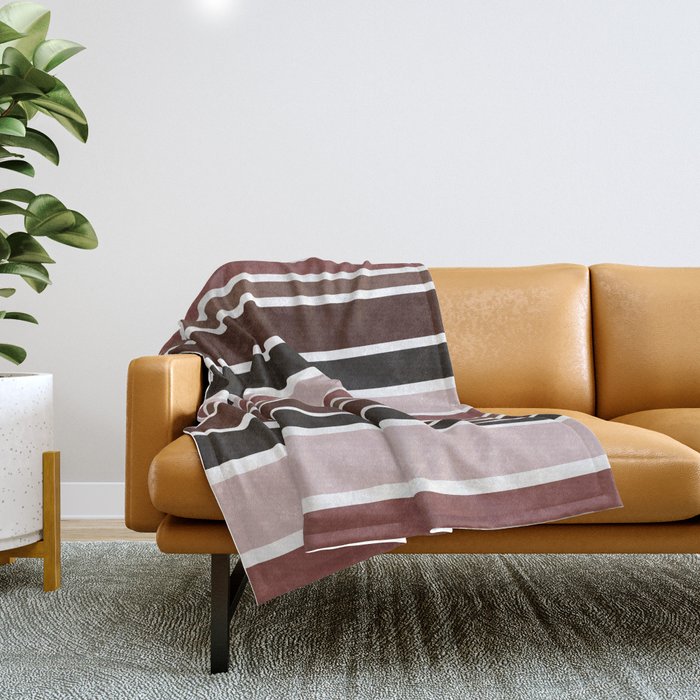Graphic Gradient Warm tones Throw Blanket