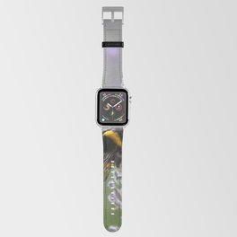Bumblebee On Lavender Close Up Photograph Apple Watch Band