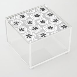 Y2K Flower Power // Grayscale Acrylic Box