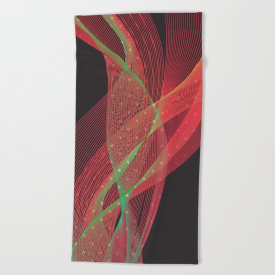 Smokey Charme Beach Towel