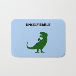 Unselfieable T-Rex Bath Mat | Tyrannosaurus, Dinosaurs, Dinos, Dino, Cameraphone, Camera, Graphicdesign, Selfies, Phone, Rex 