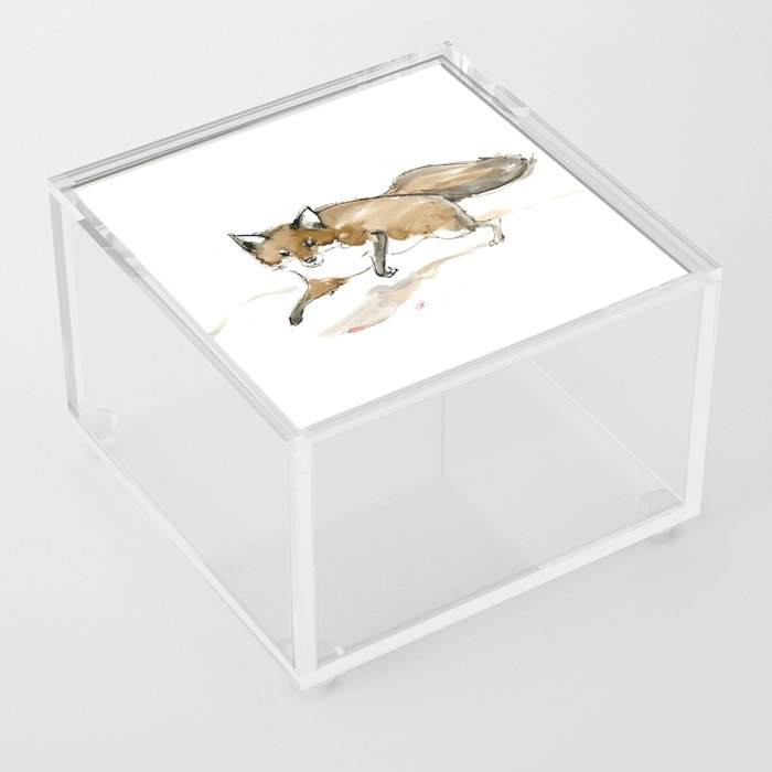 Running fox Acrylic Box