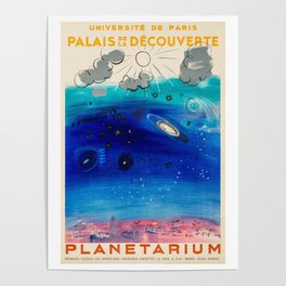 Les Astres - Planetarium - Palais de la Découverte (after) Raoul Dufy, 1956 Poster