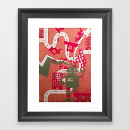 Robot Framed Art Print