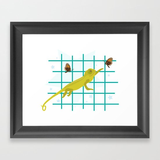 It Loves Butterflies Framed Art Print