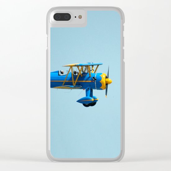 Vintage airplane 4 Clear iPhone Case