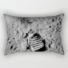 Nasa Picture 1: footprint on the moon Rectangular Pillow