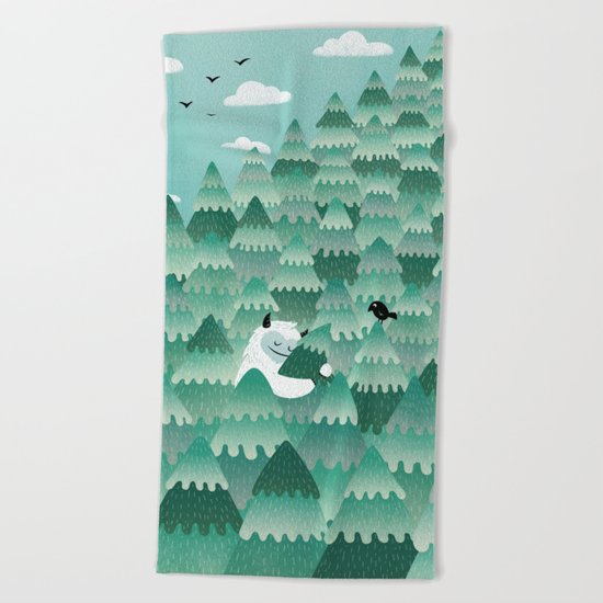 Tree Hugger (Spring & Summer version) Beach Towel