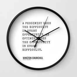 10     | Winston Churchill Quotes| 210607 | Wall Clock