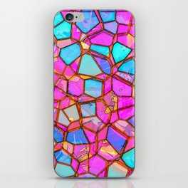 Joyful Jumble Colorful Abstract Shapes iPhone Skin