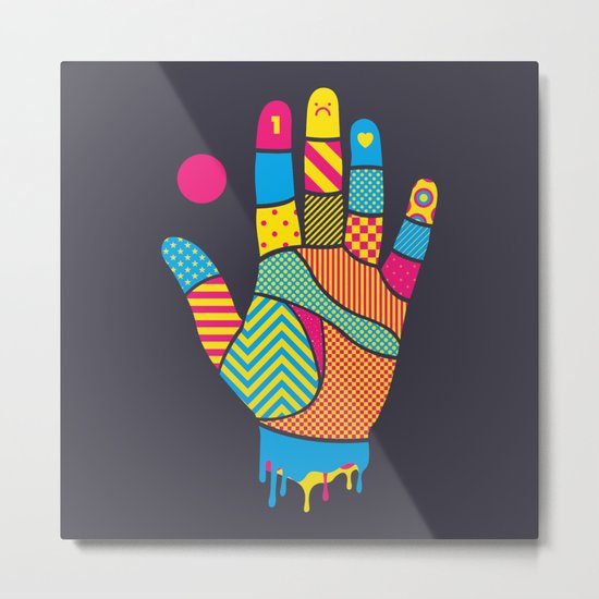 Heavy Handed Metal Print