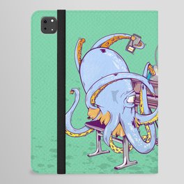 Octopus Playing piano iPad Folio Case