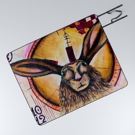 Wild Hare Picnic Blanket