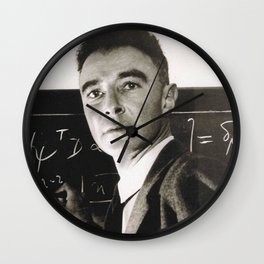 J Robert Oppenheimer Wall Clock