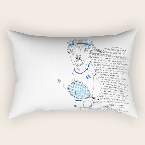 Tennis Rectangular Pillow