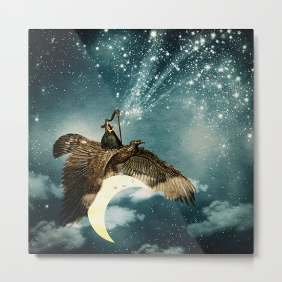 The Night Goddess Metal Print