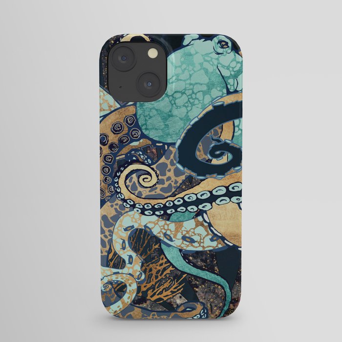 Metallic Octopus II iPhone Case