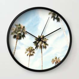 Palm Trees Please Wall Clock