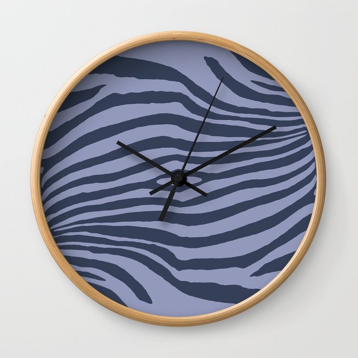 Animal Waves (Cold Mood) Wall Clock