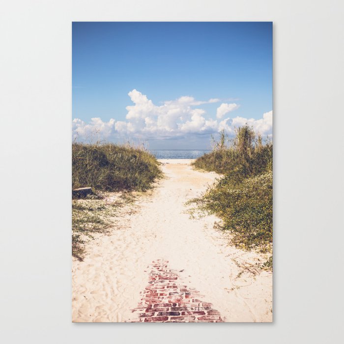 The Beach Path Canvas Print