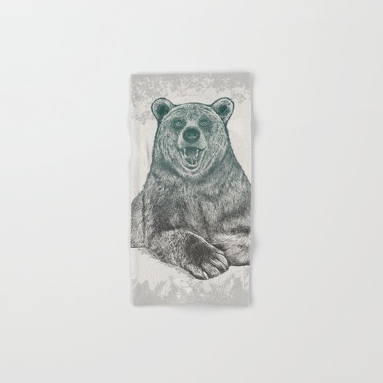 Bear Portrait Hand & Bath Towel