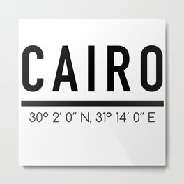 Cairo Metal Print