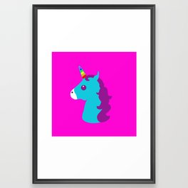 Portrait  of a Unicorn Framed Art Print