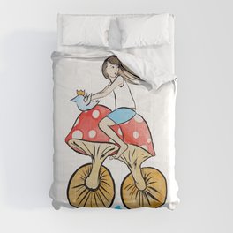 Mushroom Bike Comforter