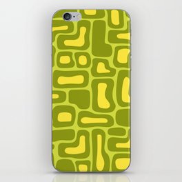 Retro Mid Century Modern Abstract composition 449 iPhone Skin