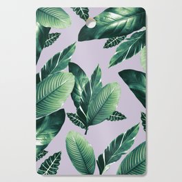 Caribbean Leaves Dream #1 #tropical #decor #art #society6 Cutting Board