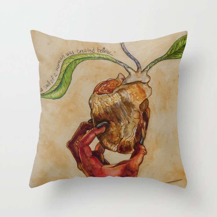 The Soul of a Woman was Created Below Throw Pillow