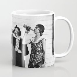 Drinking Woman, Vintage Photography Mug