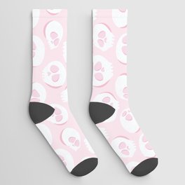 skulls (pink) Socks
