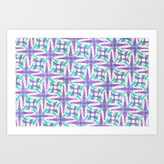 Easter Ribbons Art Print