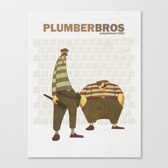 Plumber Bros. Canvas Print
