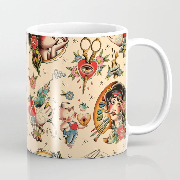 Makers Gonna Make Pattern Tea Stain Coffee Mug