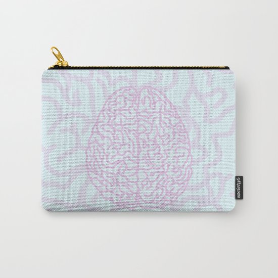 Pastel Brain Carry-All Pouch