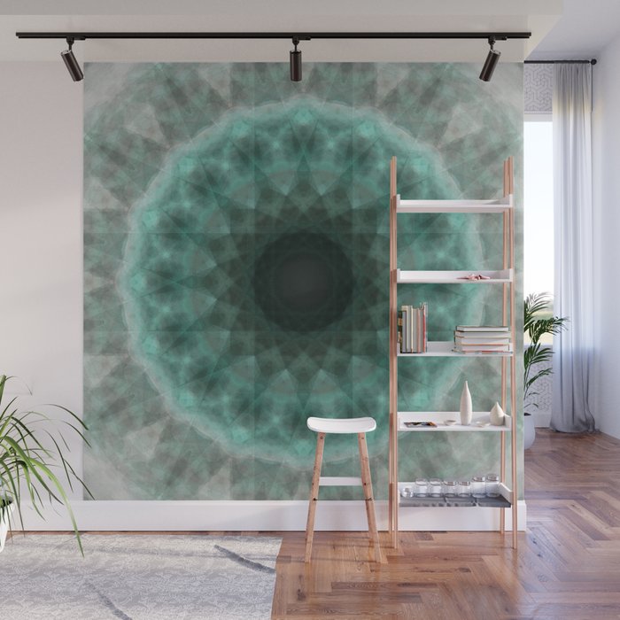 N-dimension projection # 2 (mandala) Wall Mural